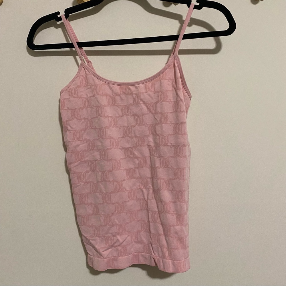 Juicy Couture Bubblegum Pink Stretchy Cami Tank size Large